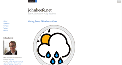 Desktop Screenshot of johnkeefe.net